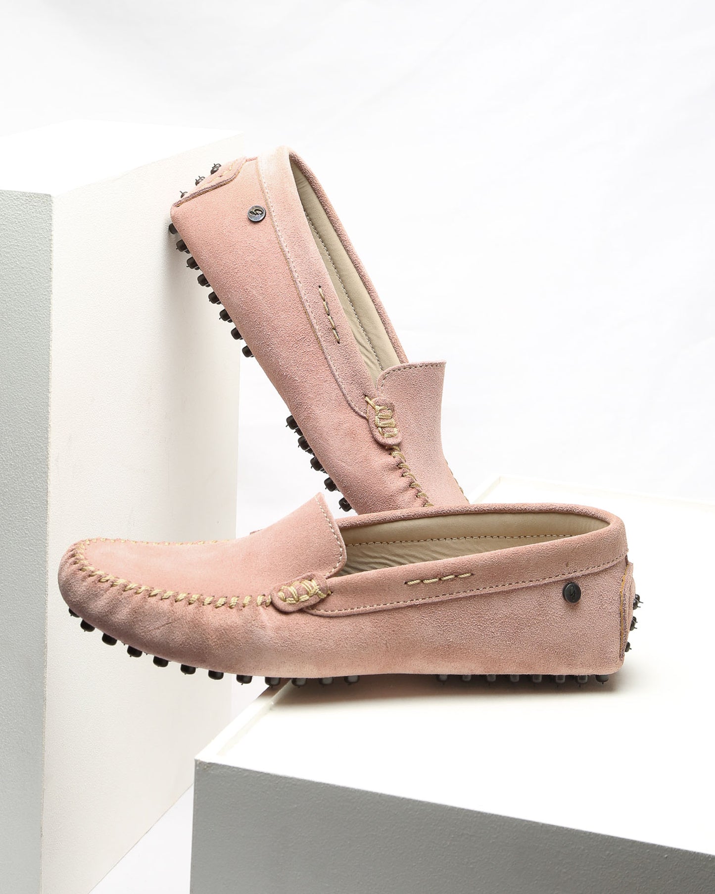 Driver 111 Pink Suede