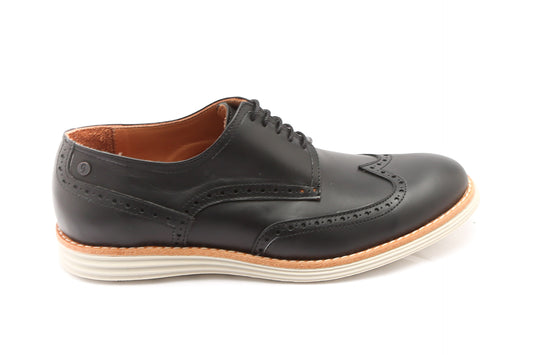 Derby Suela de Goma Picado 1023 Negro