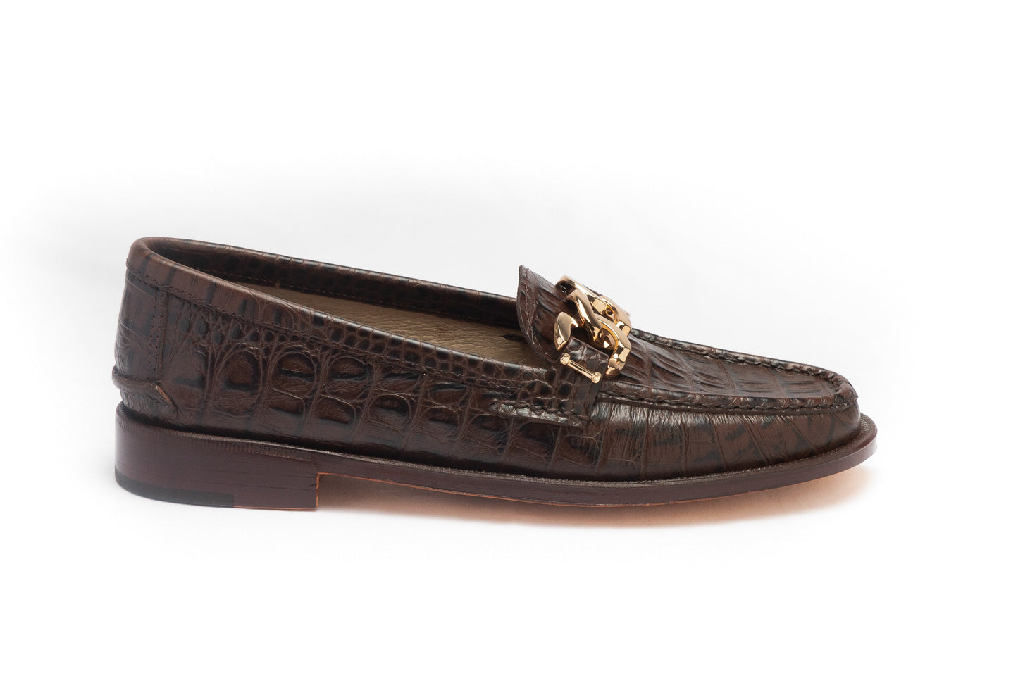 Moccasin 5327 Chain Dark Brown