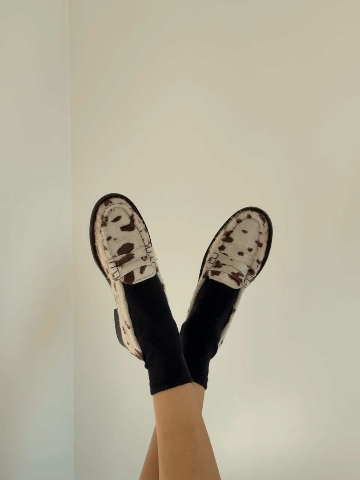 Moccasin 5379 White & Brown
