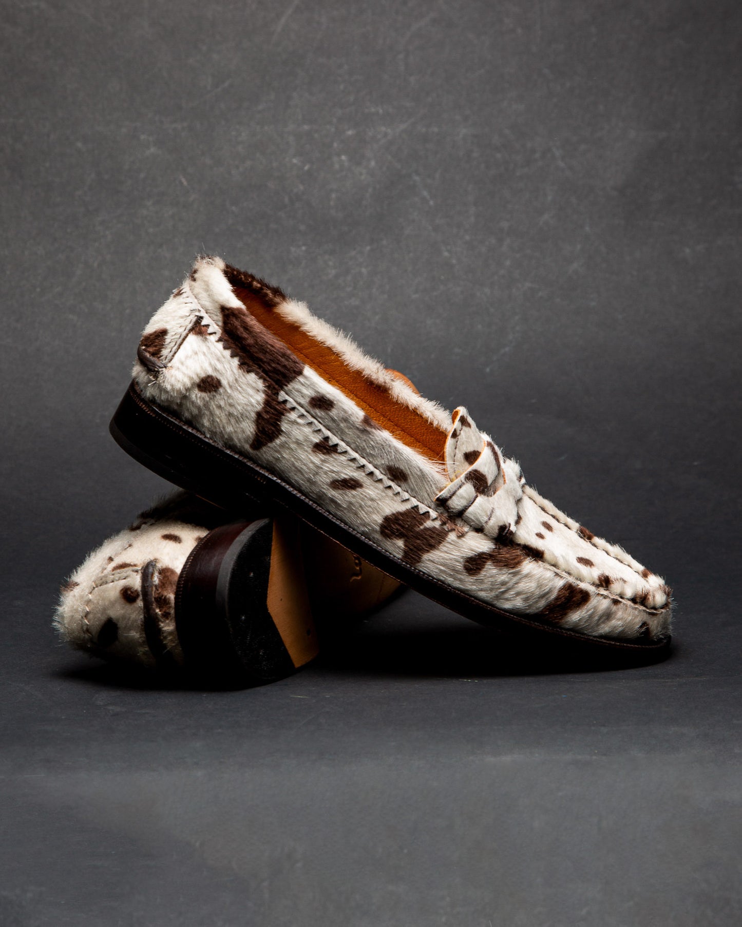 Moccasin 5379 White & Brown