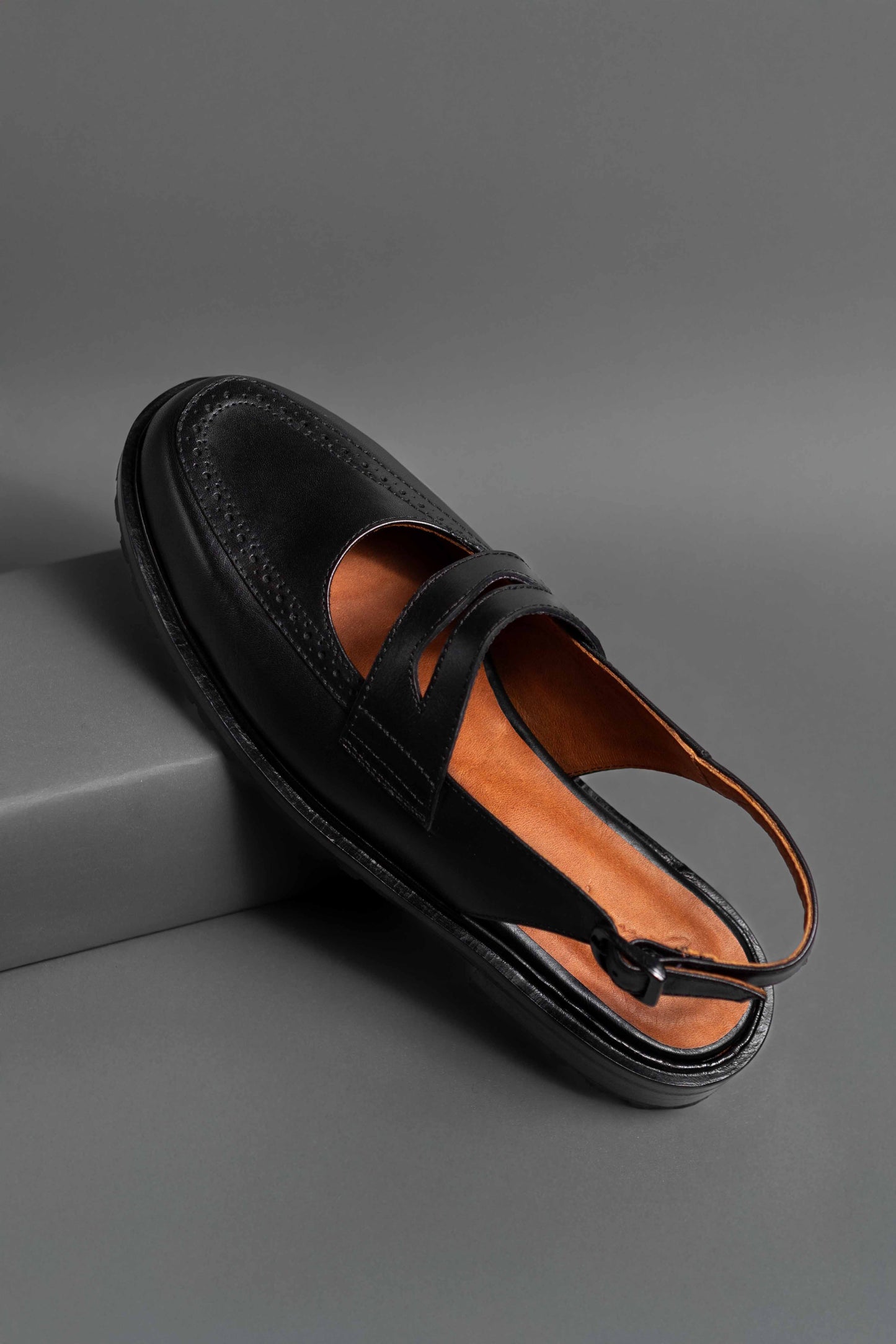 Moccasin Ballerina Black
