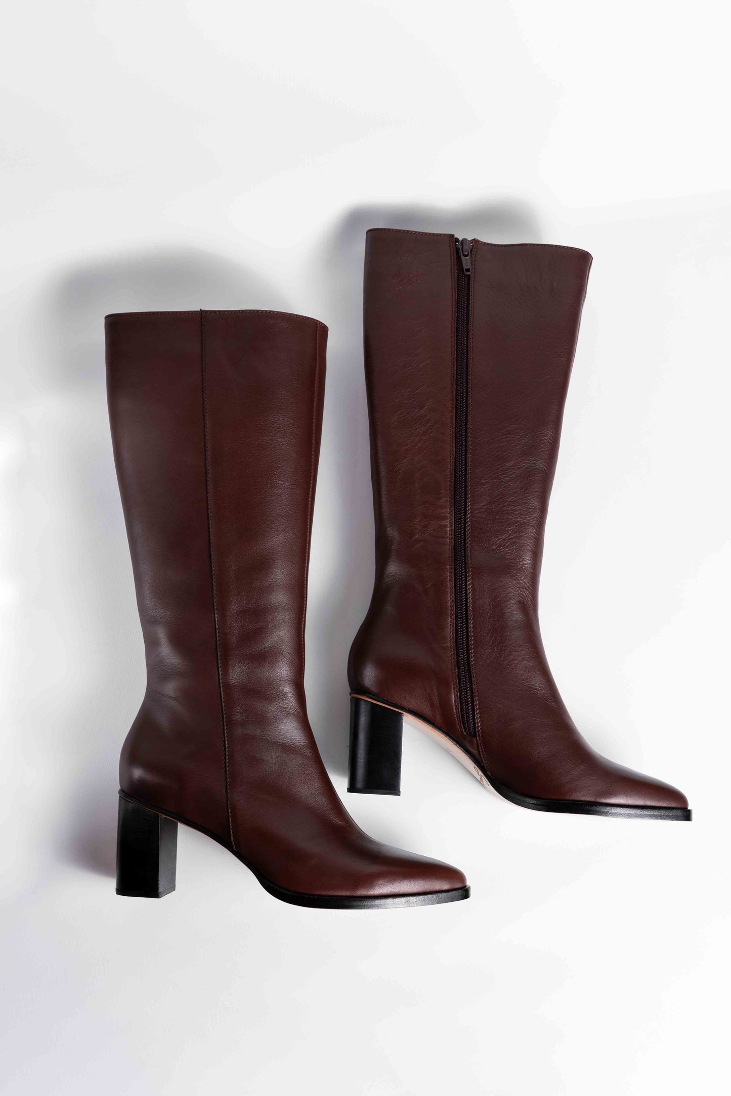 Bota Caña Alta Olivia Negro