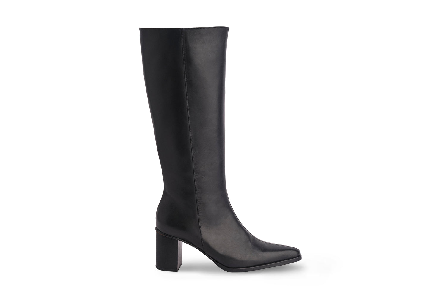 Bota Caña Alta Olivia Negro