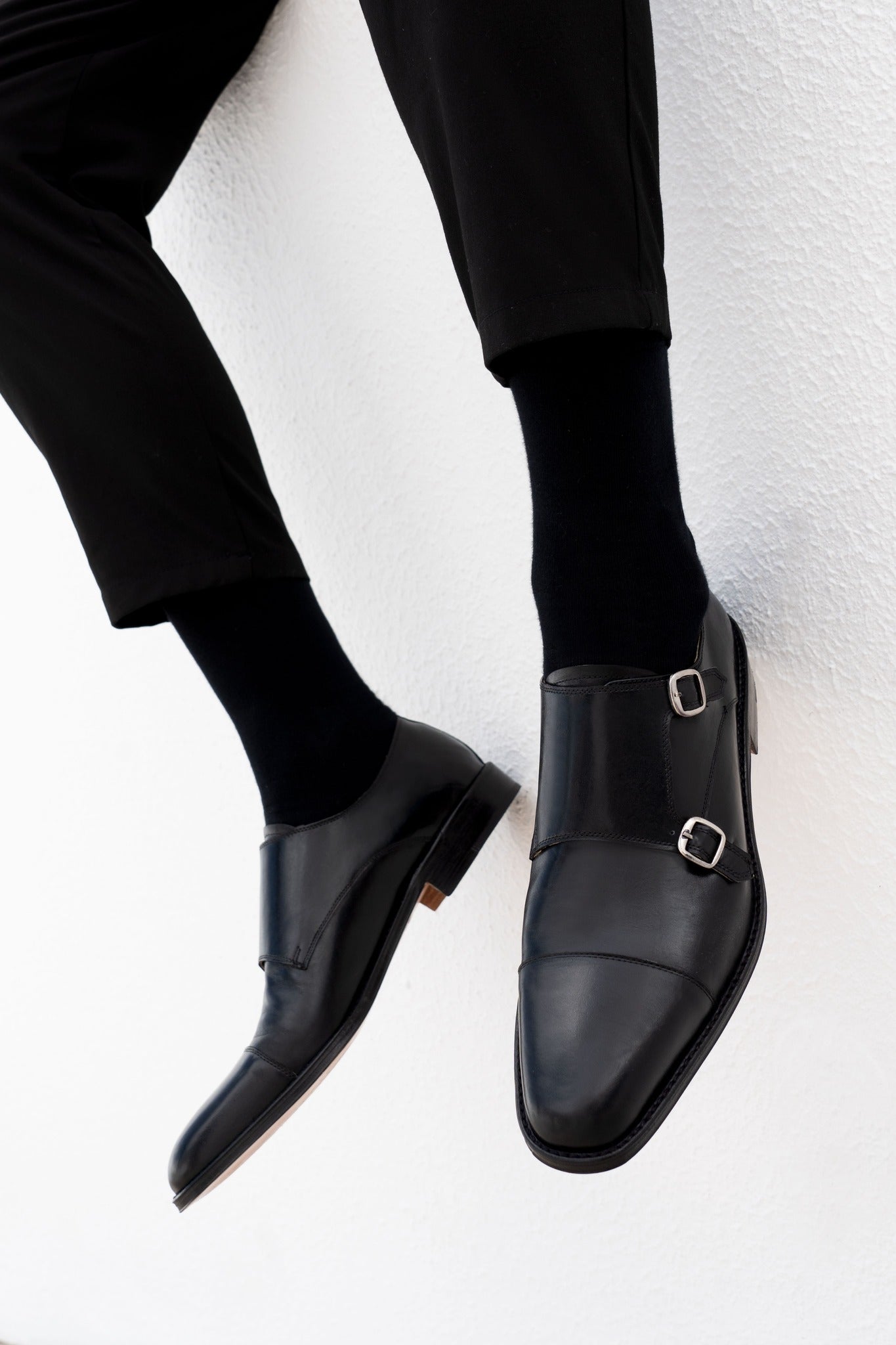 Monk Double Strap 767 Black