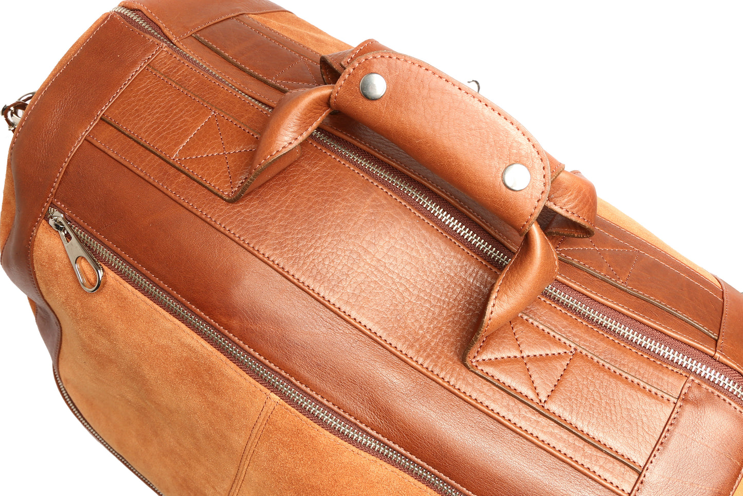 Suit Travel Bag Suede Brick
