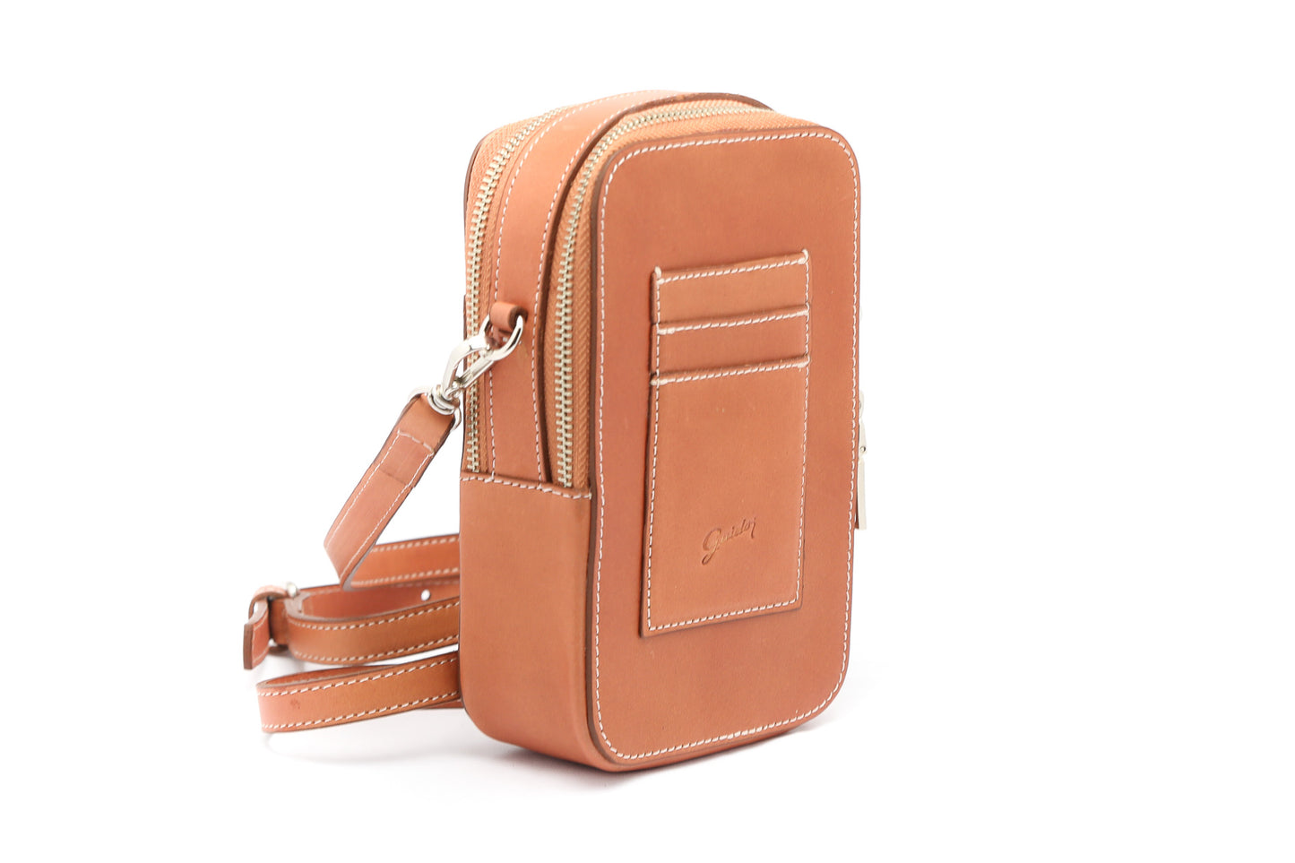 Bolso para celular Justina Marrón