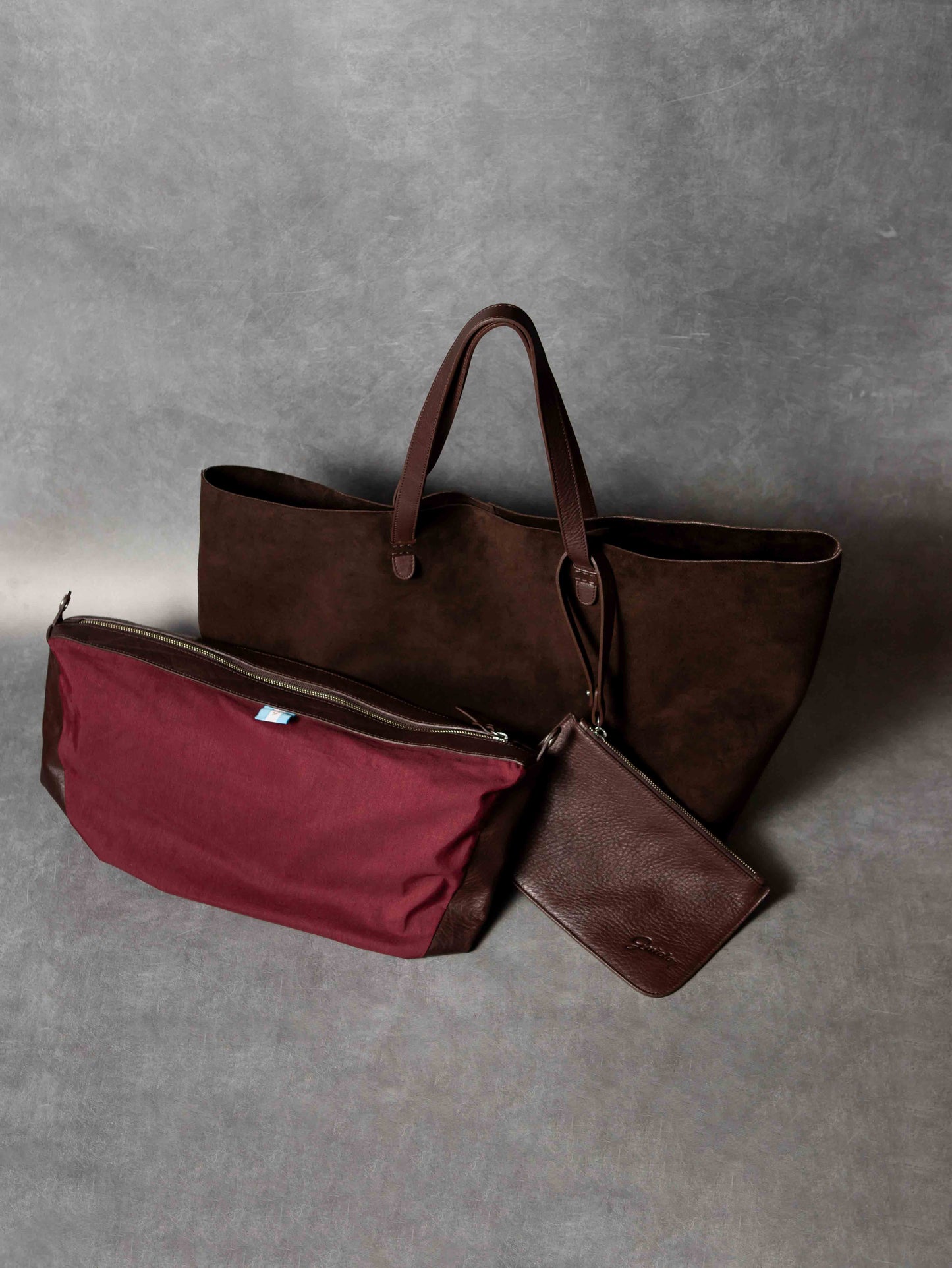 Handbag Choco Chocolate Suede