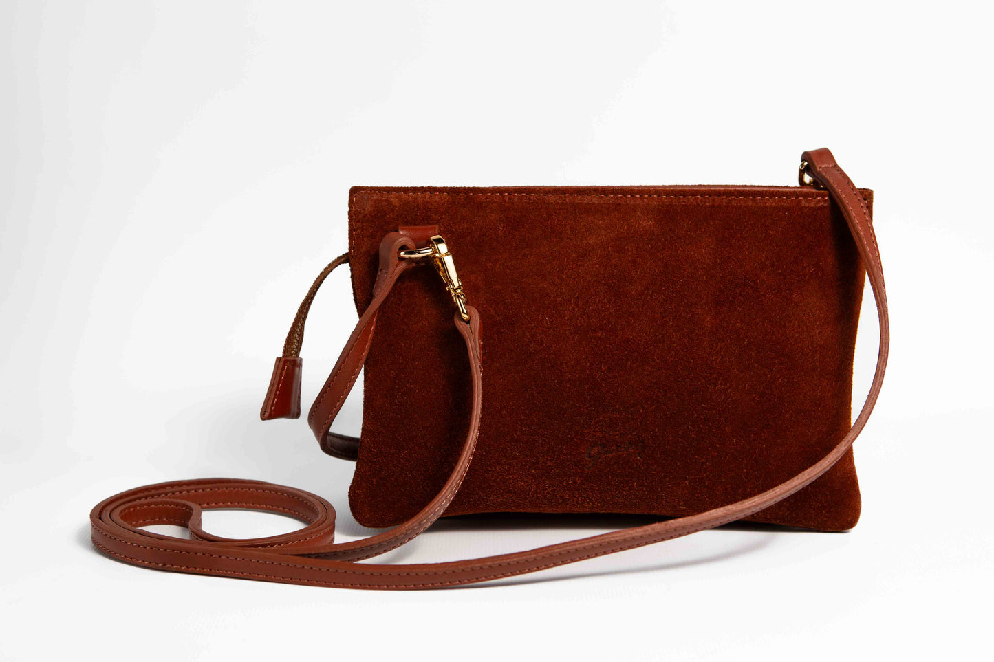 Crossbody 3024 Brown Suede