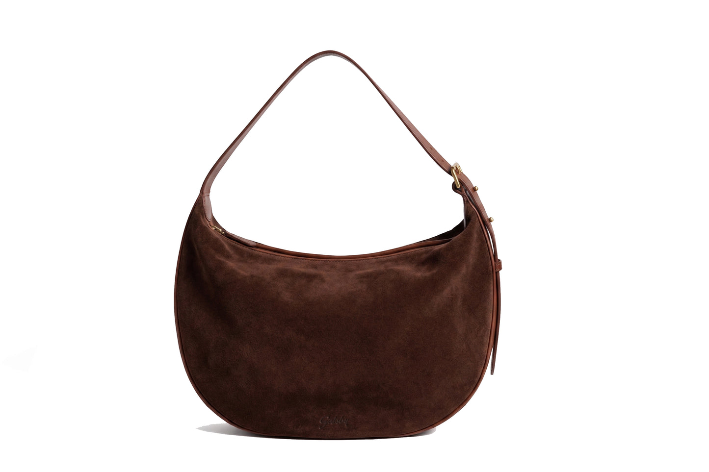 Handbag Ceibo Brown Suede