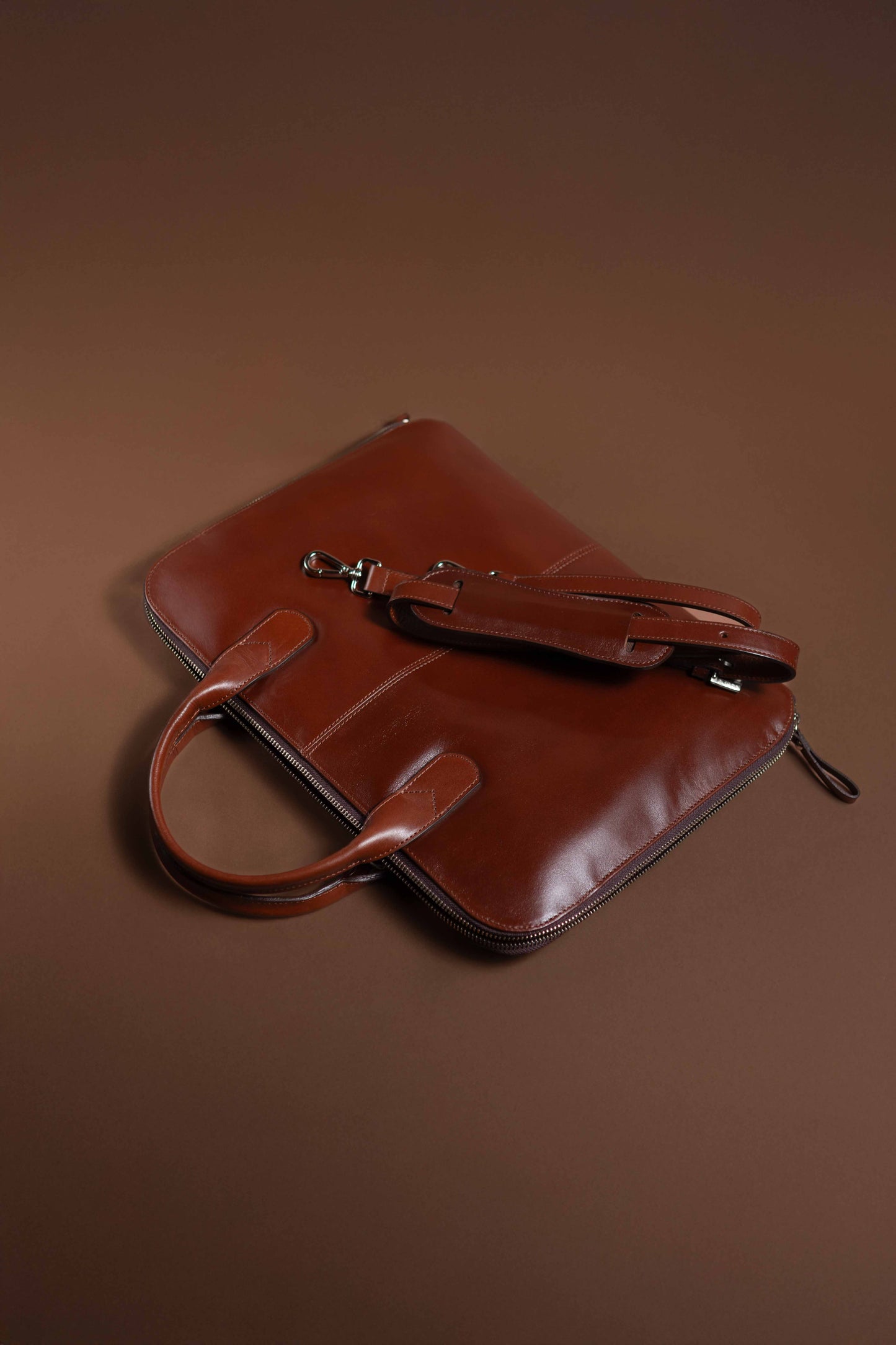 Briefcase Milo Dark Brown