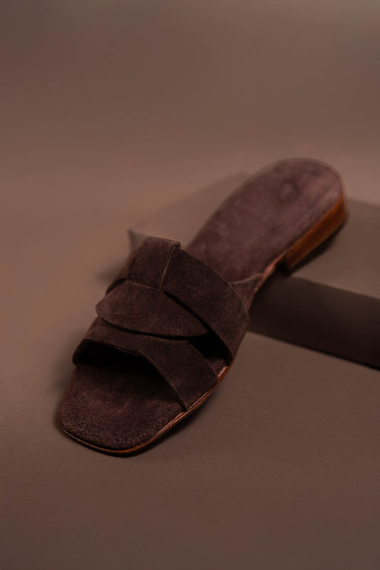 Sandal Gala Brown Suede