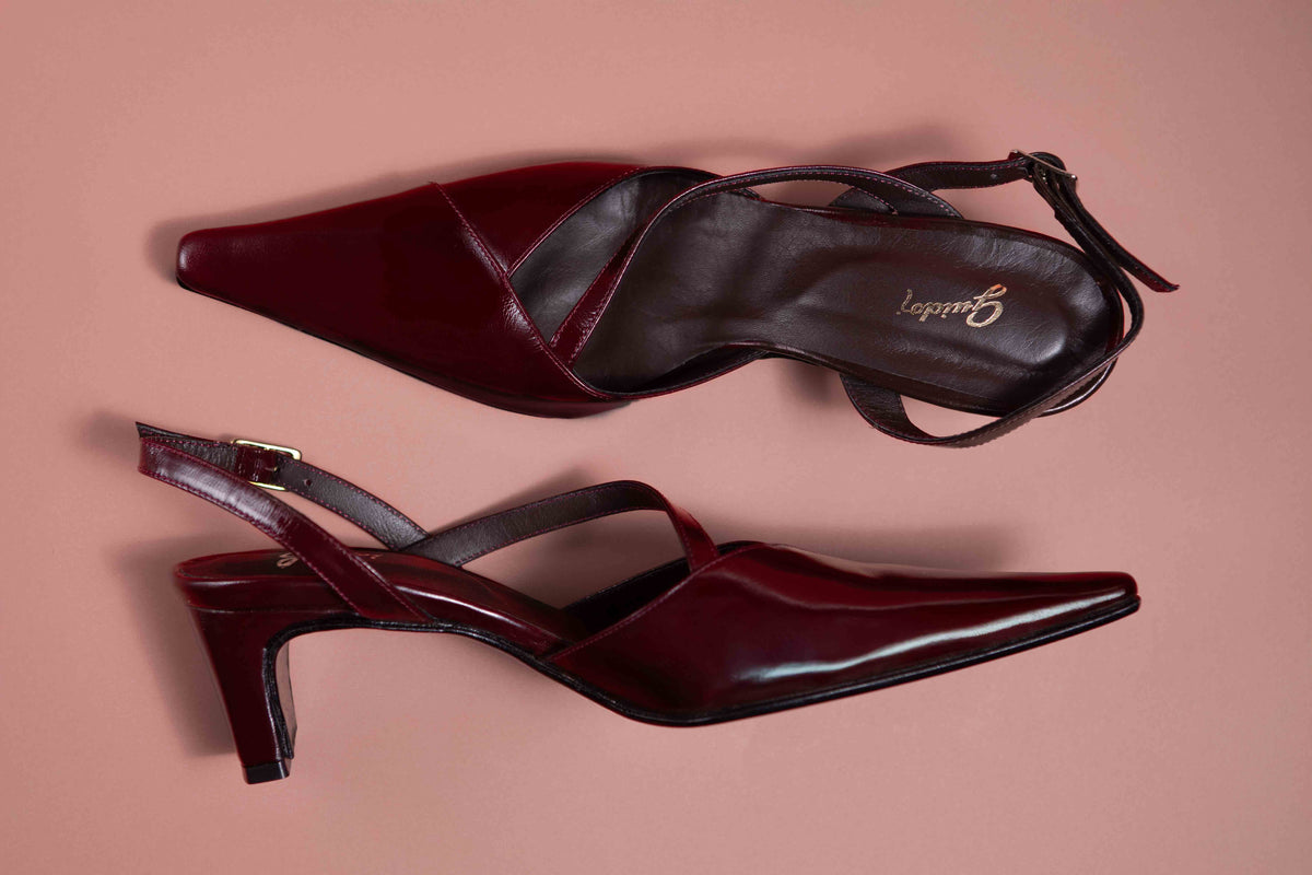 Marais Patent Burgundy