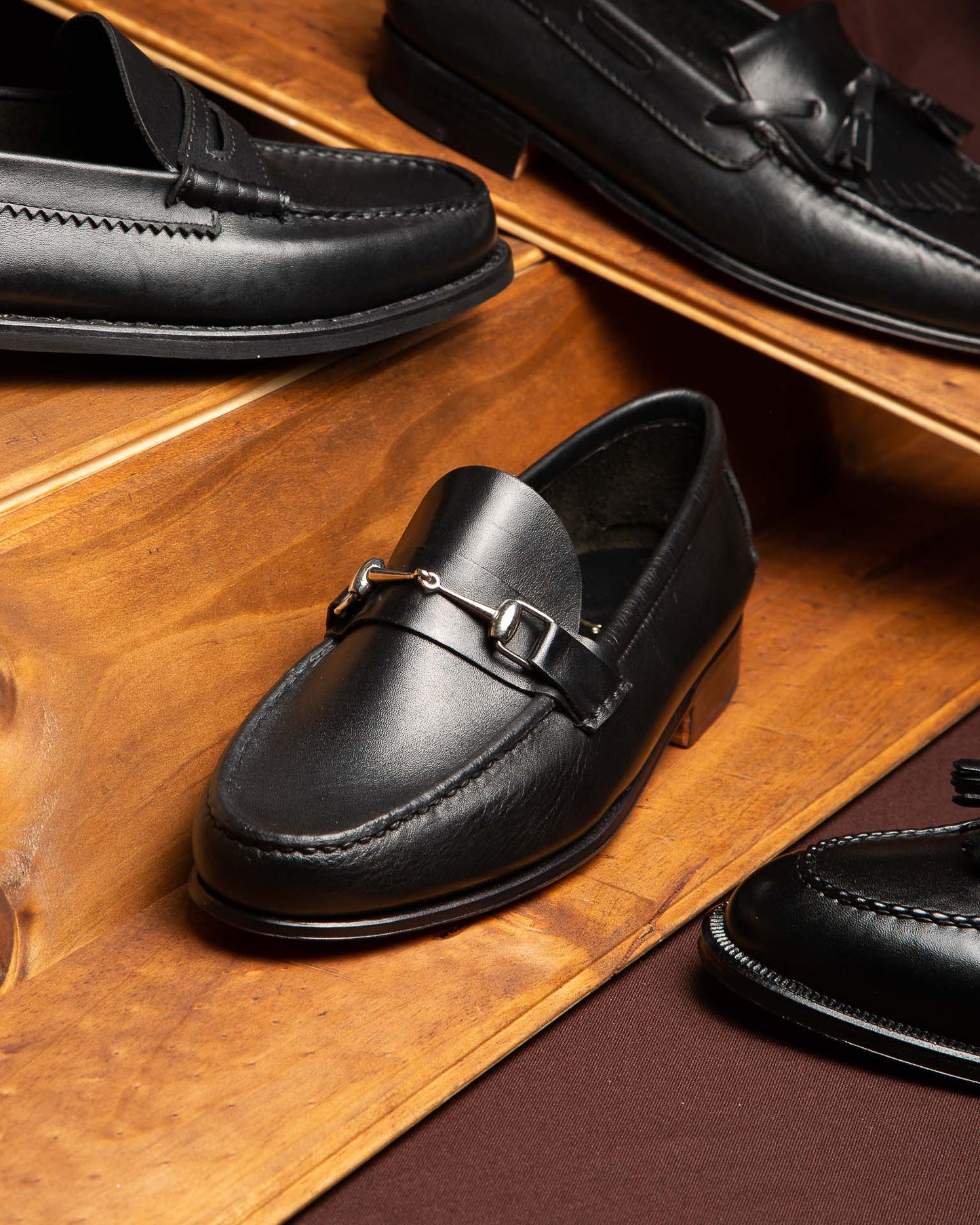 Moccasin Simple Sole 4224 Black