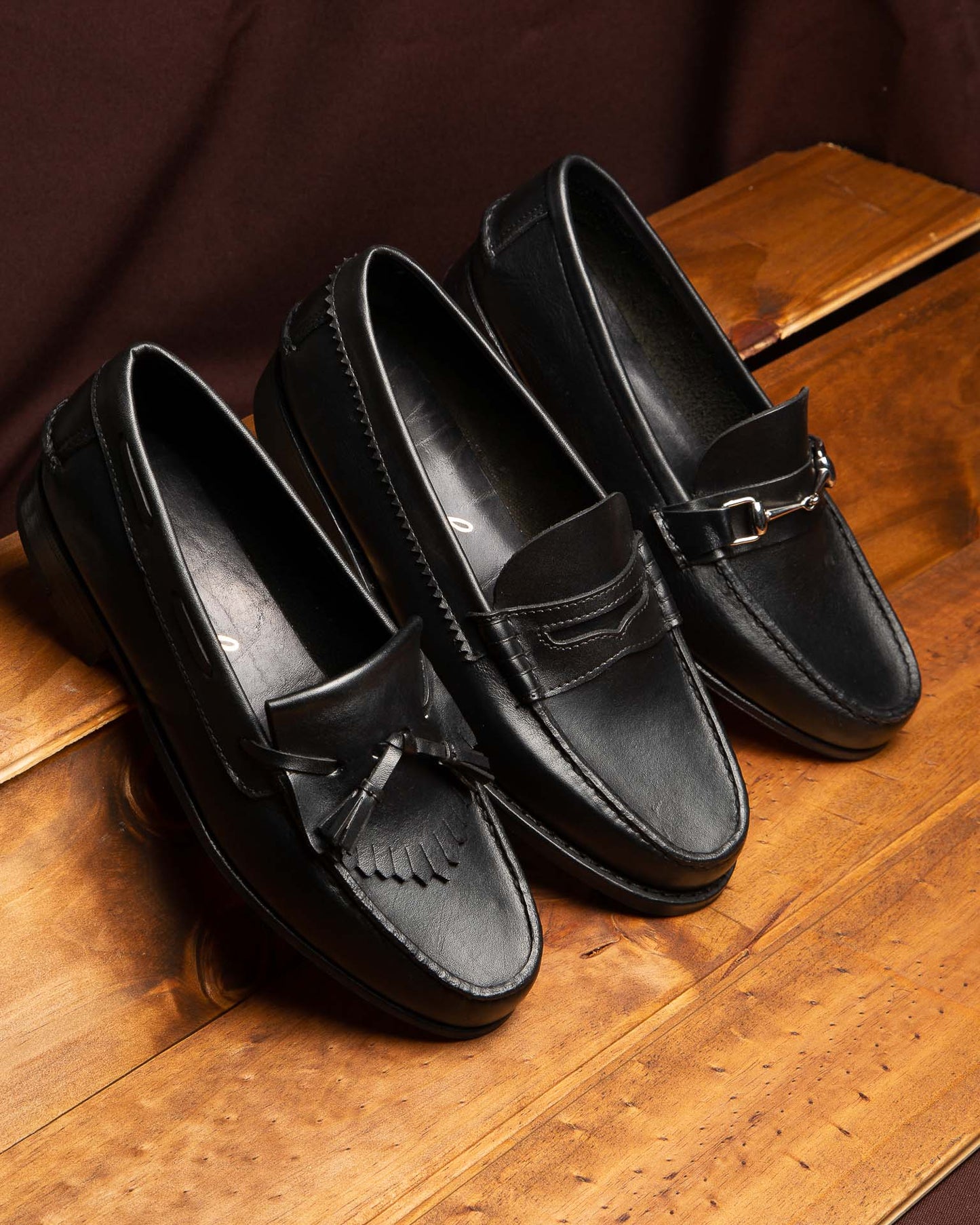 Moccasin Simple Sole 4224 Black