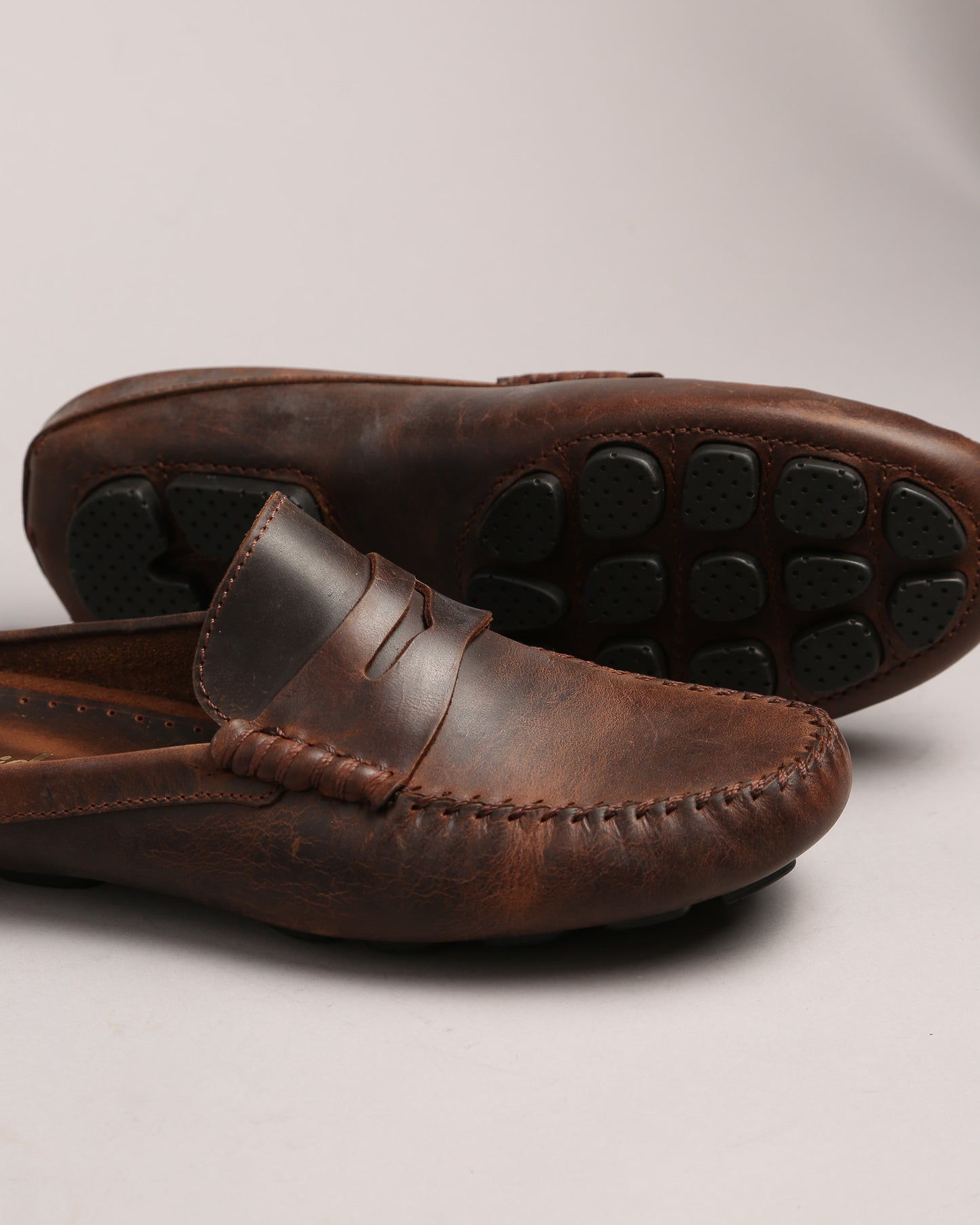 Mule with Headband Dark Brown