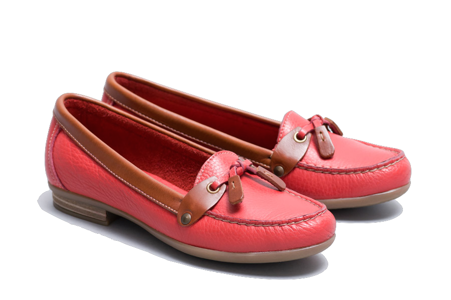 Nautico con flecos rojo