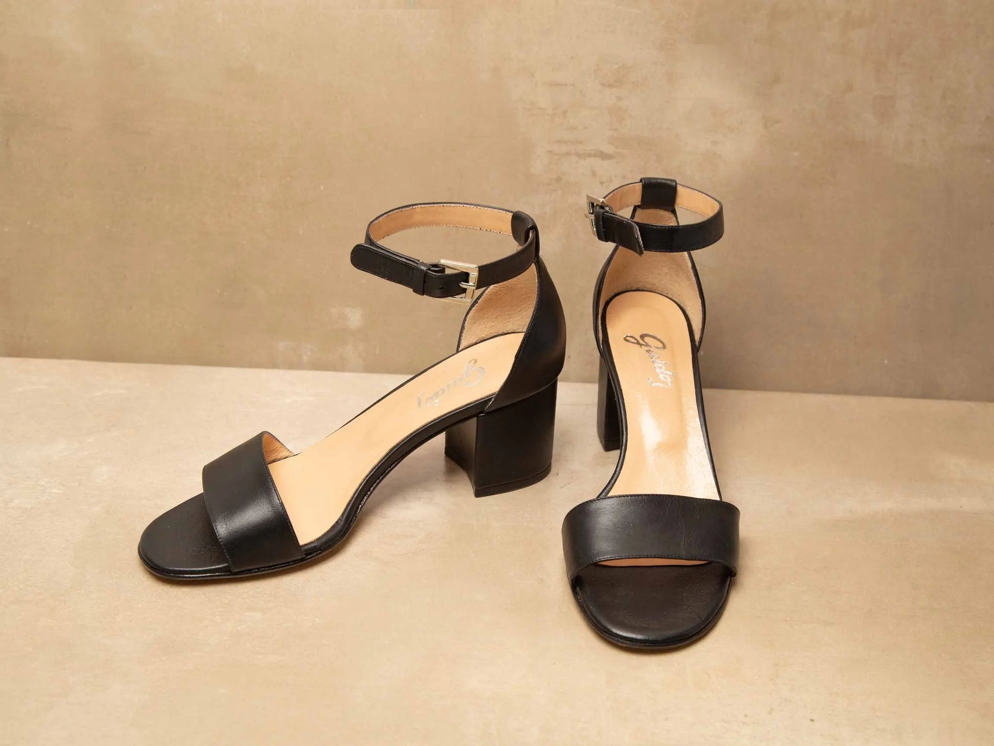 Sandalia Piton Nera