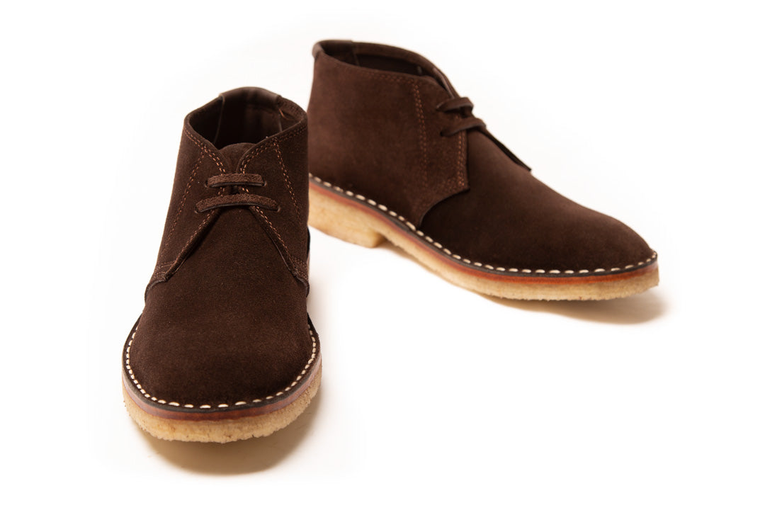 Bota 2777 Gamuza Chocolate Mujer - 35