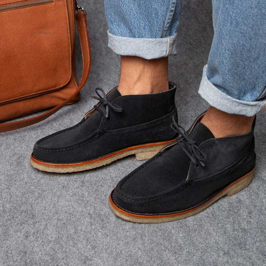 Bota 2778 Gamuza Negra - 46
