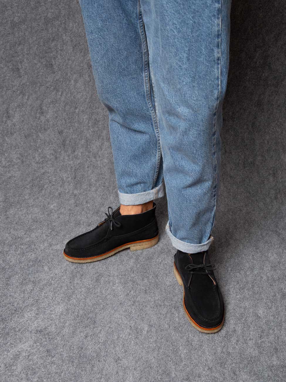 Bota 2778 Gamuza Negra