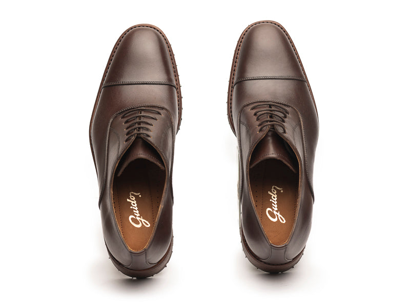 Zapato Social 3210 Rusticone Choco - 8 1/2