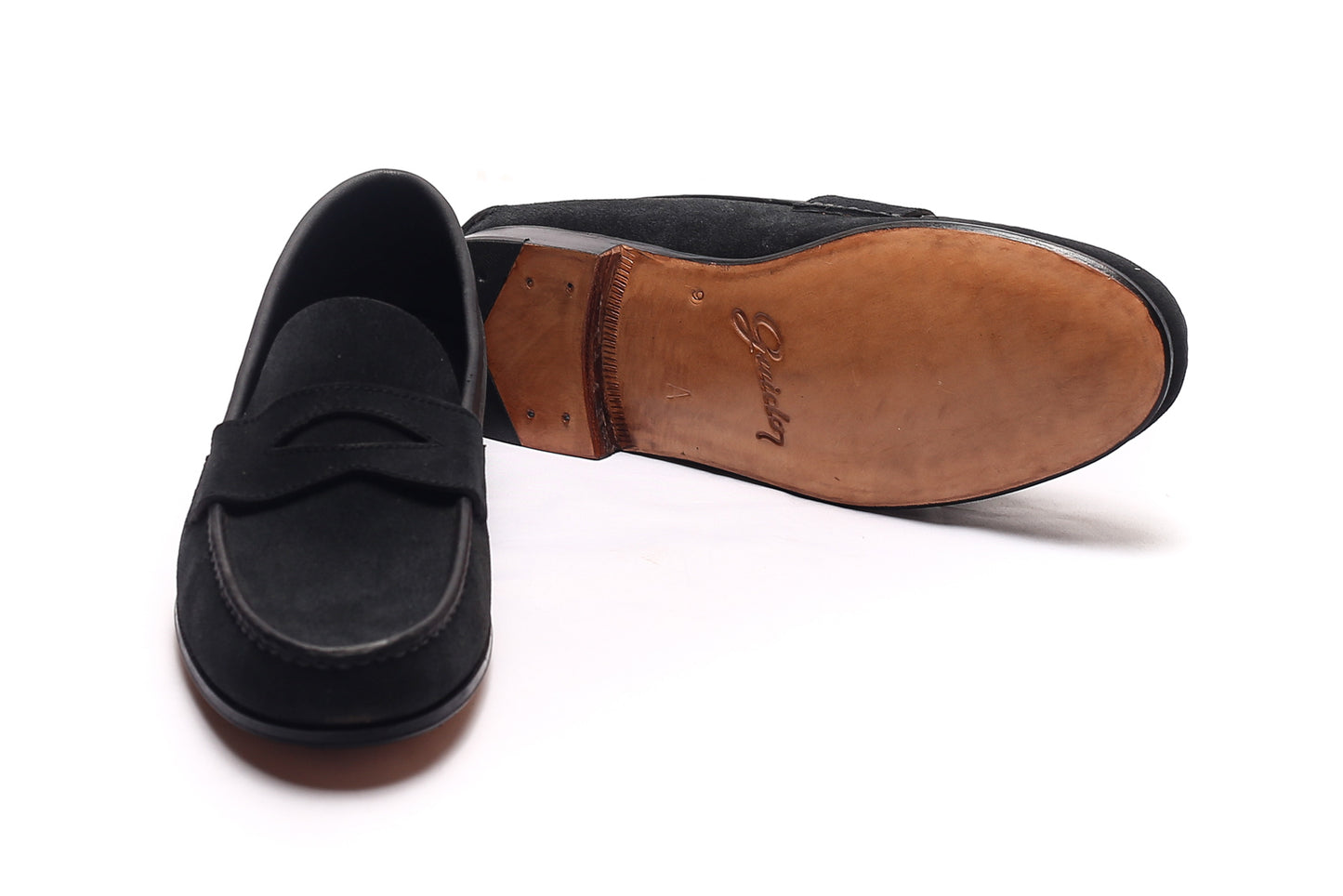 Mocasín Simple Sole 4218 Negro Suede