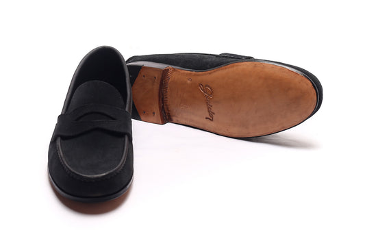 Mocasín Simple Sole 4218 Negro Suede