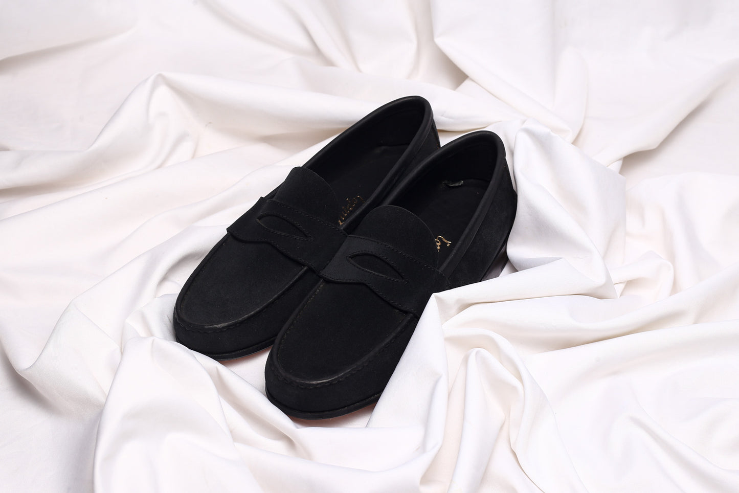 Mocasín Simple Sole 4218 Negro Suede