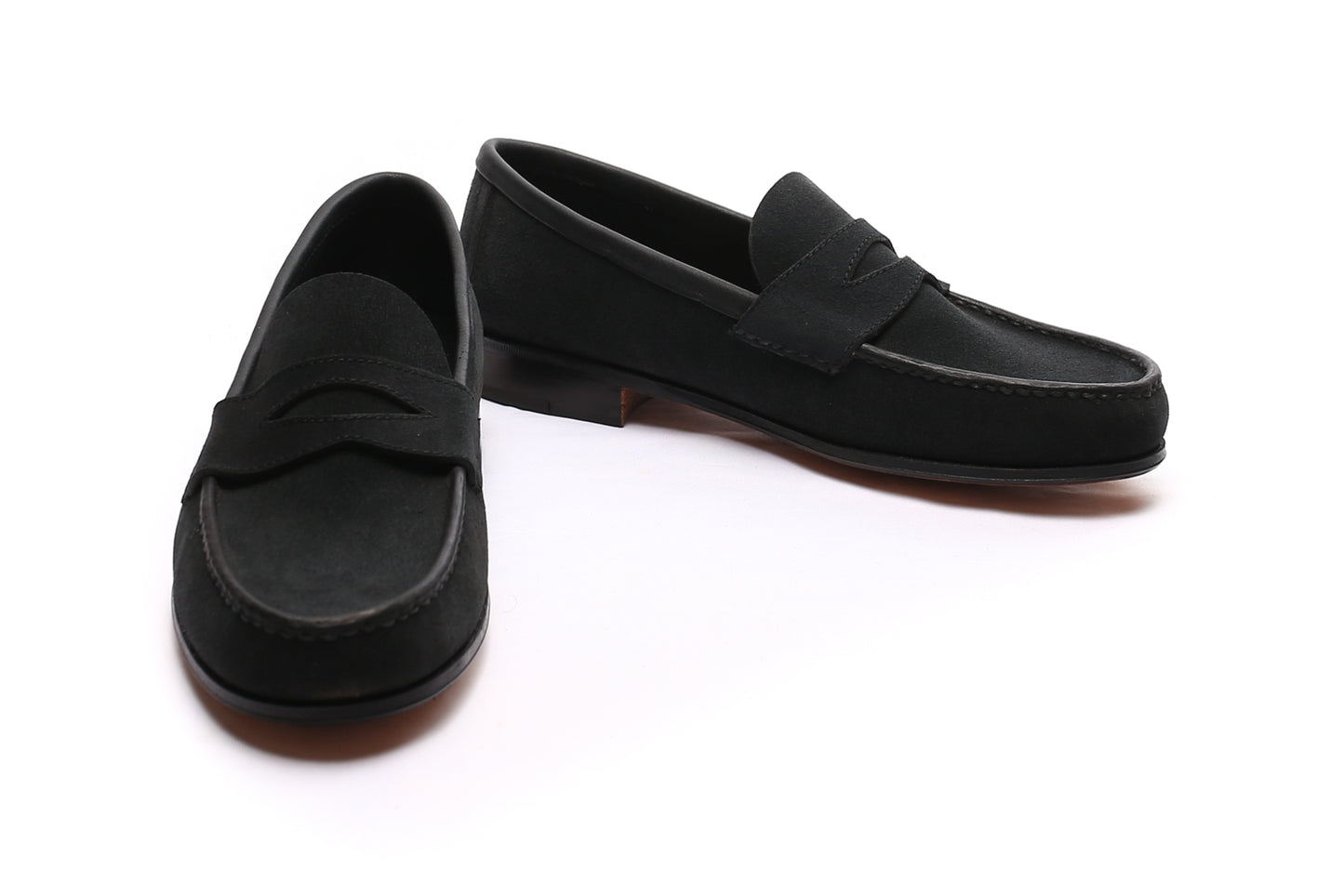 Mocasín Simple Sole 4218 Negro Suede