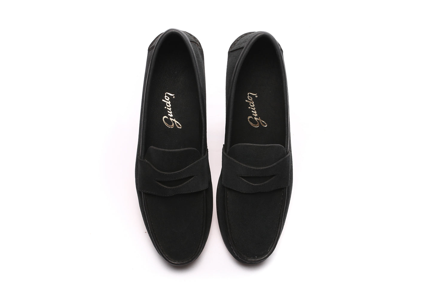 Mocasín Simple Sole 4218 Negro Suede