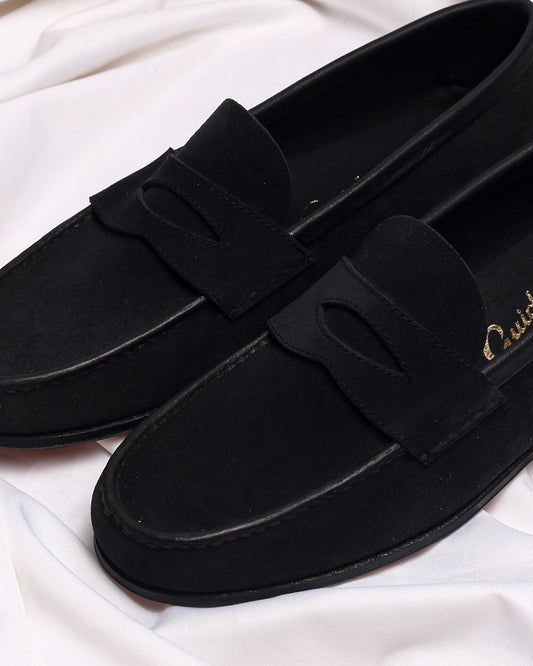 Mocasín Simple Sole 4218 Negro Suede
