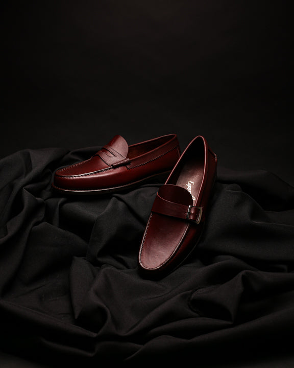 Mocasín Suela Simple 4220 Borgoña