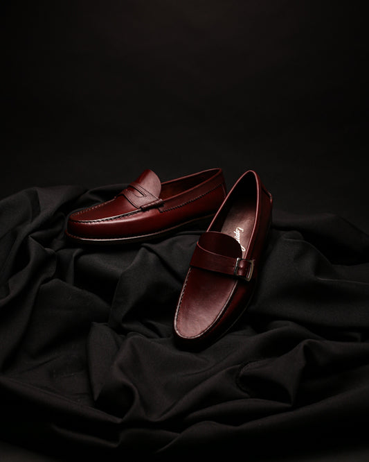 Mocasín Suela Simple 4220 Borgoña