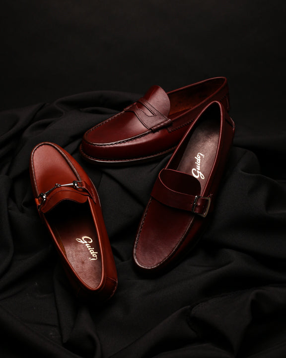 Mocasín Suela Simple 4220 Borgoña