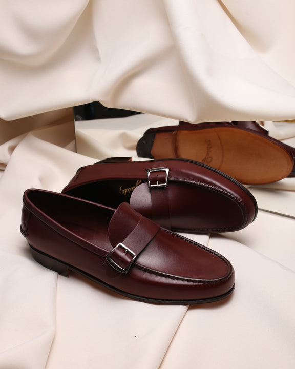Mocasín Suela Simple 4220 Borgoña