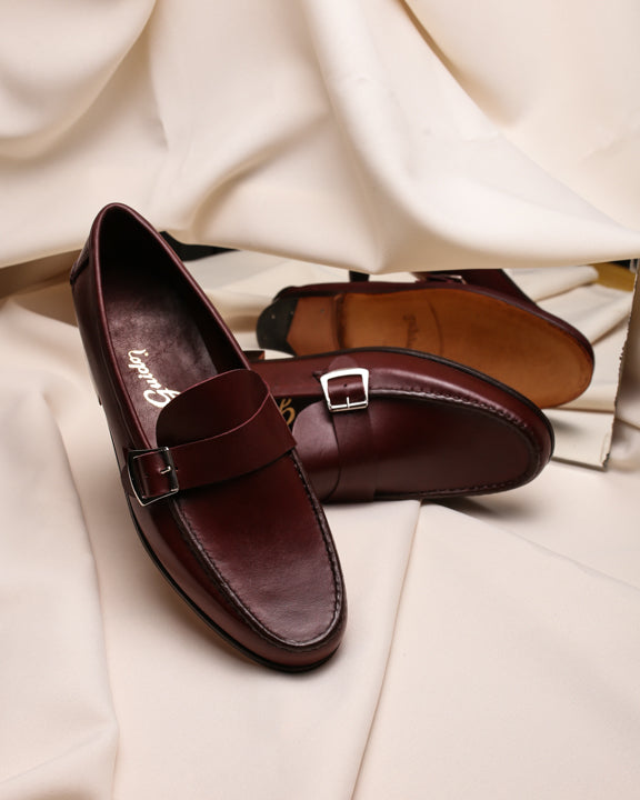 Mocasín Suela Simple 4220 Borgoña