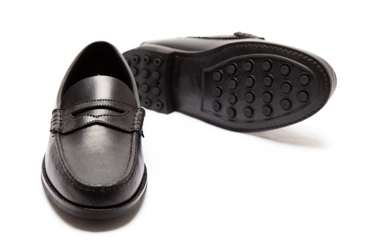 Mocasín Doble Suela de Goma 4779 - Negro