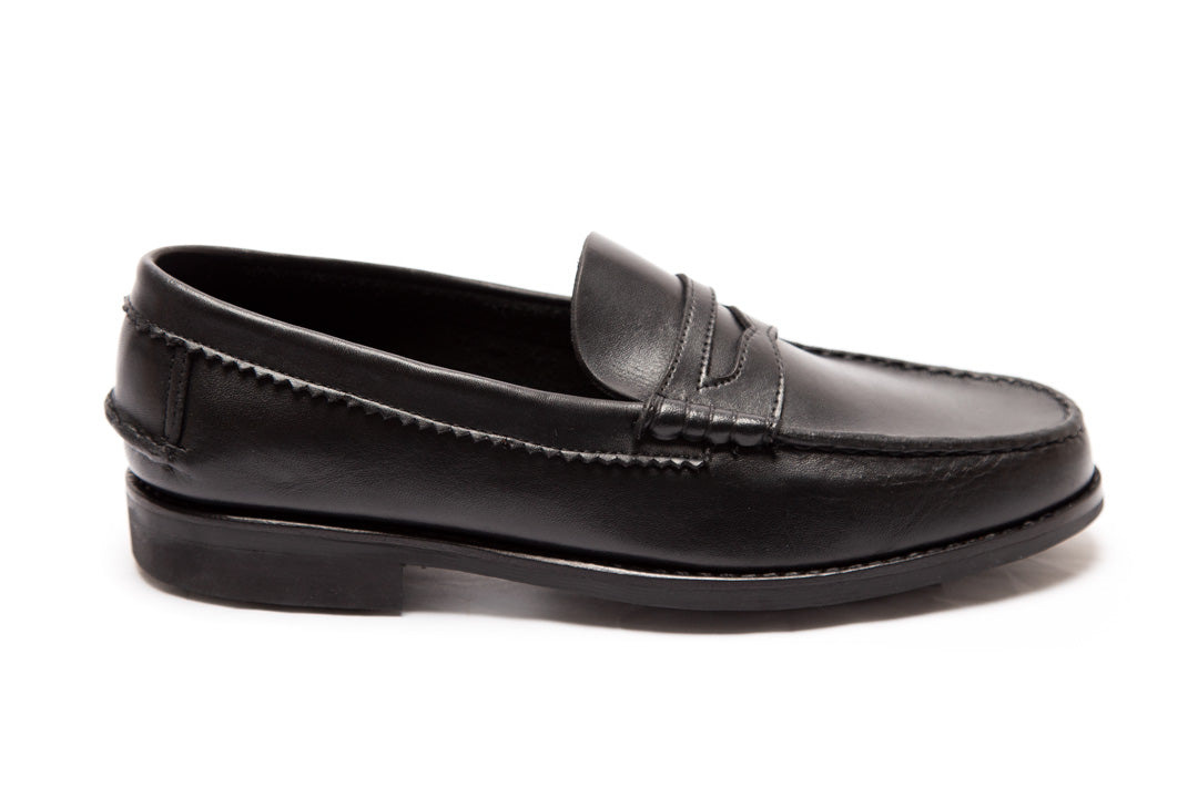 Mocasín Doble Suela de Goma 4779 - Negro