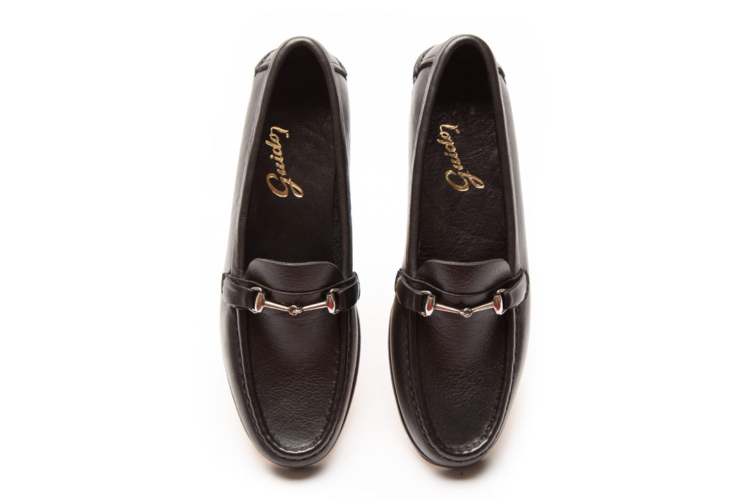 Mocasin 5324 con estribo dama negro - 39