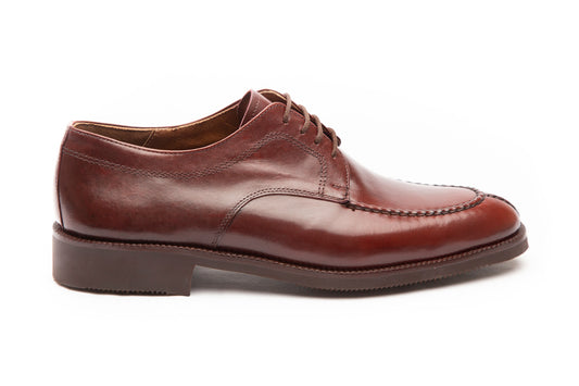 Zapato Prusiano con suela de Goma Borgoña - 8 1/2