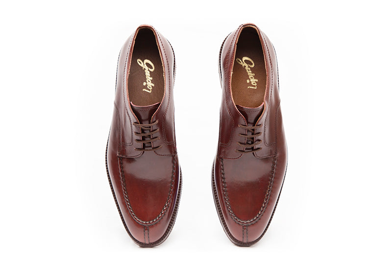 Zapato Prusiano con suela de Goma Borgoña - 9 1/2