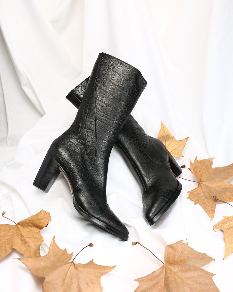 High Boot 8625 CR Negro
