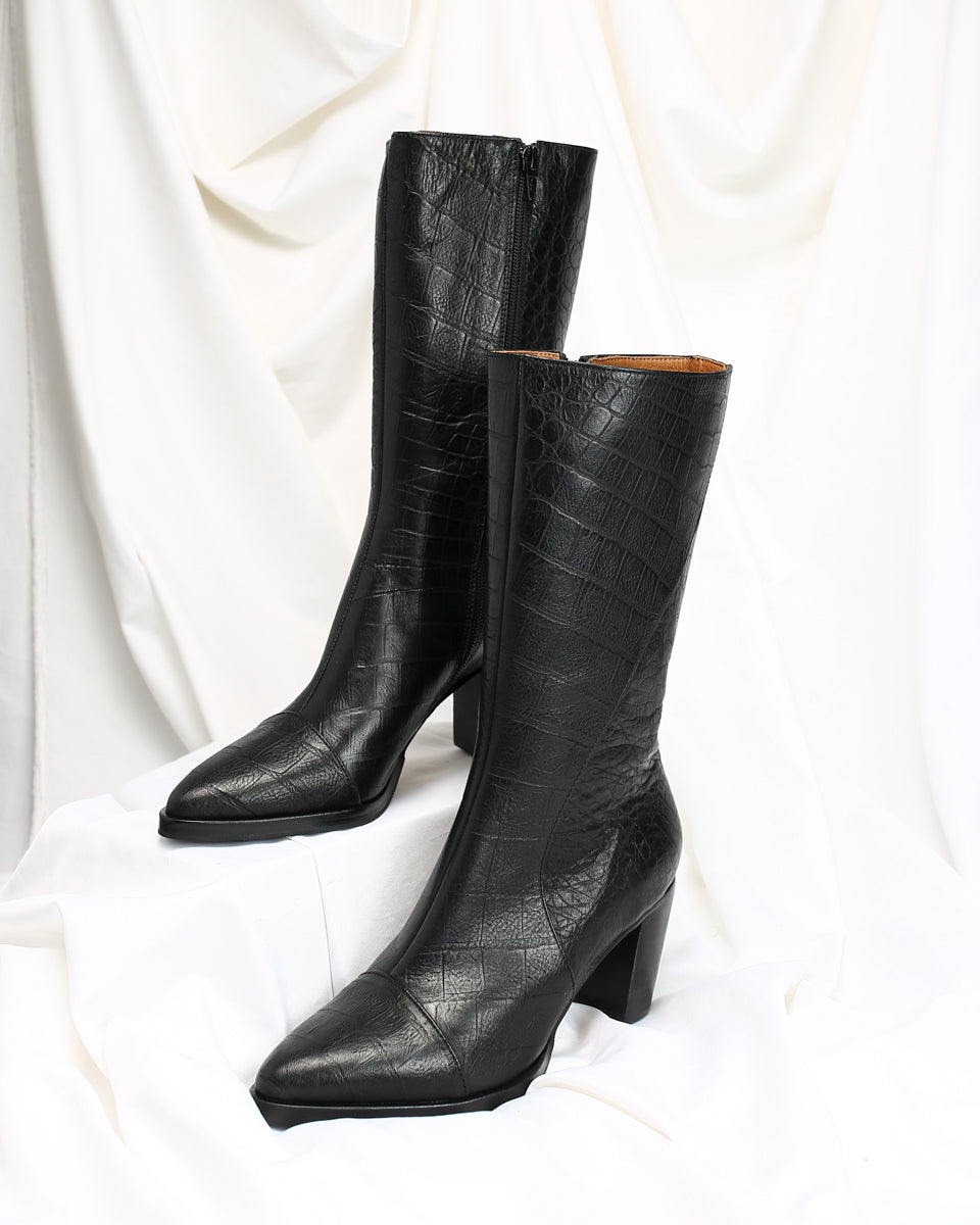 High Boot 8625 CR Negro