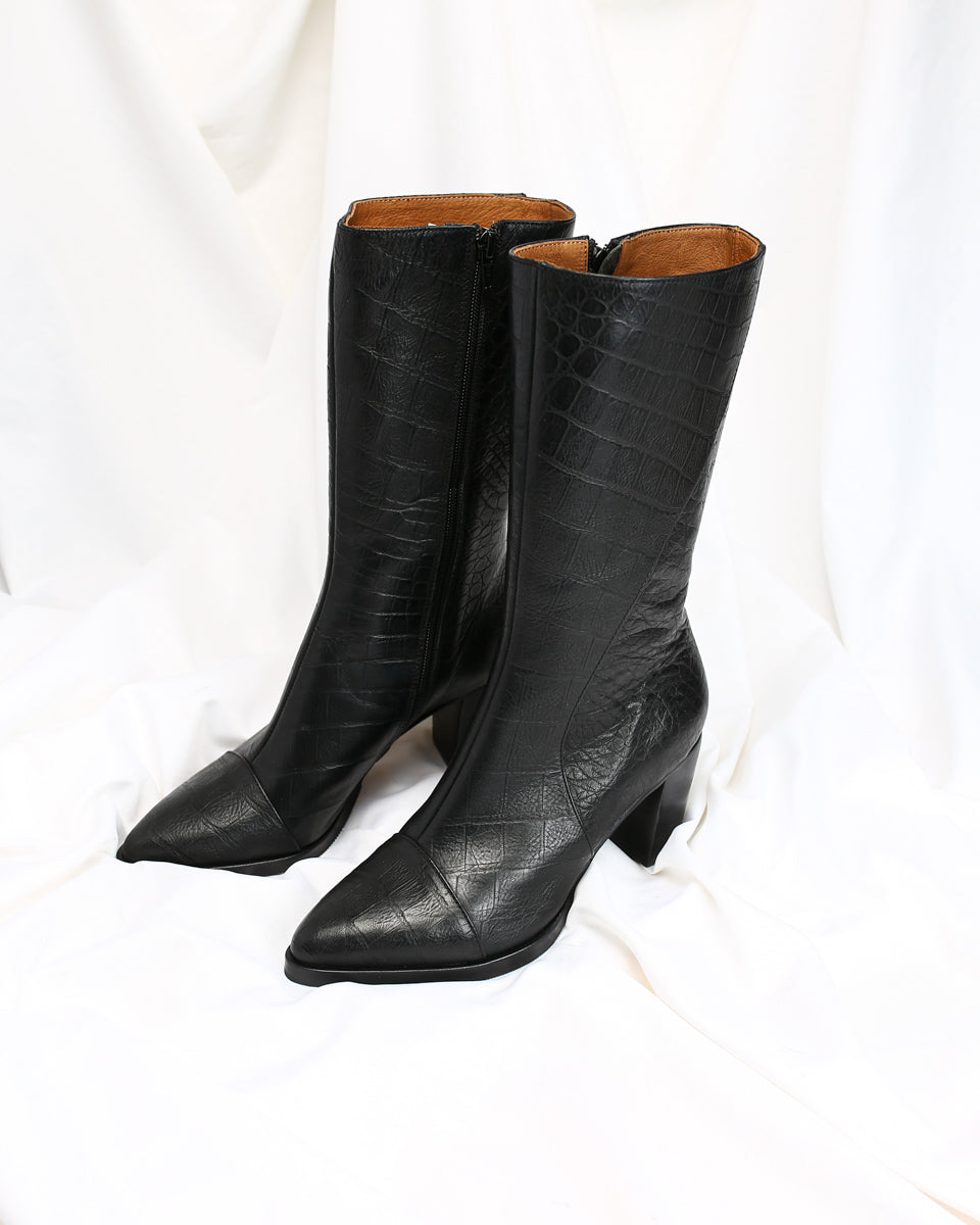 High Boot 8625 CR Negro