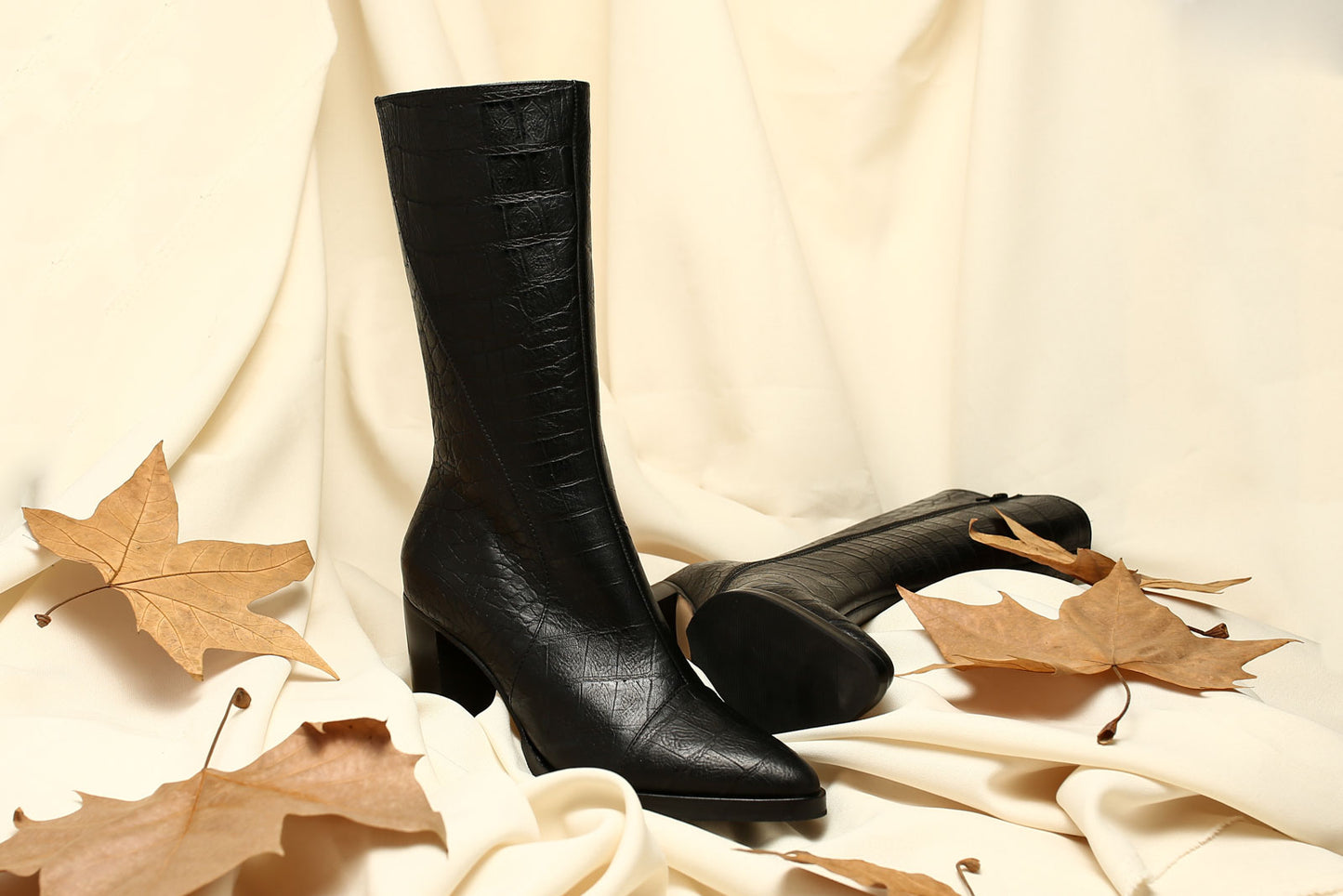 High Boot 8625 CR Negro