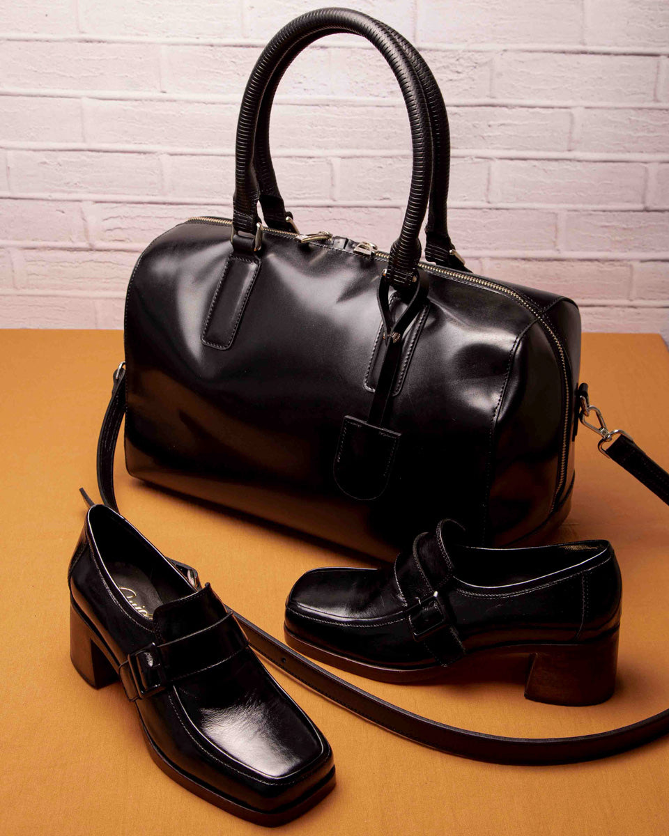 Cartera Baúl Antonia Negro
