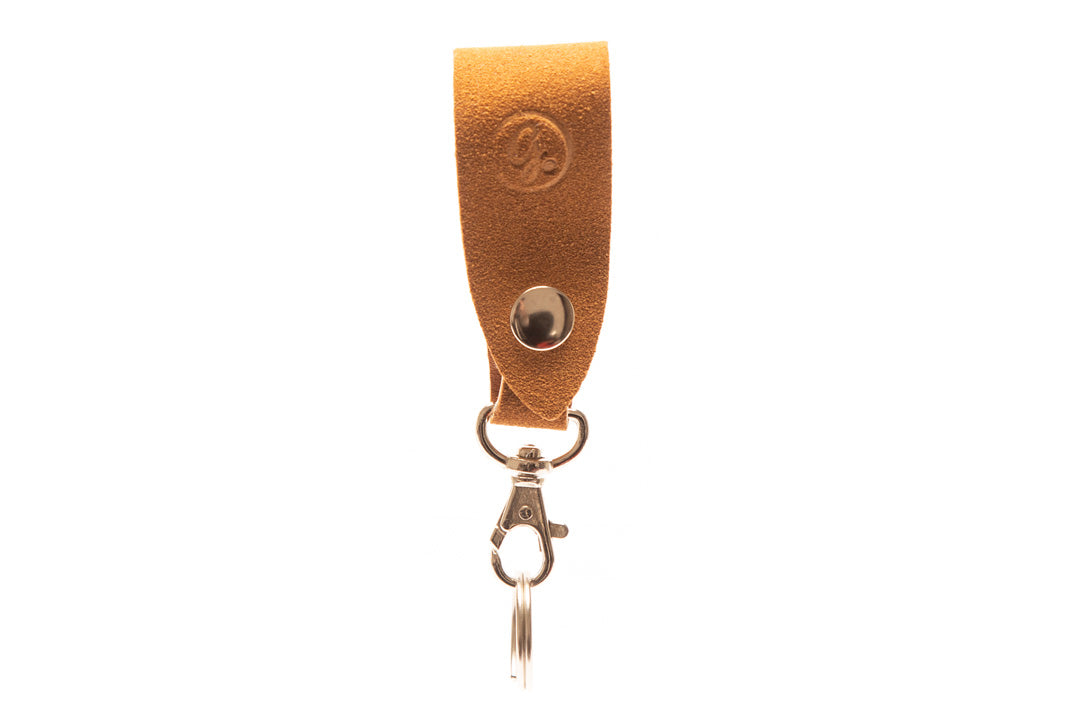 Key Chain Suede Tan