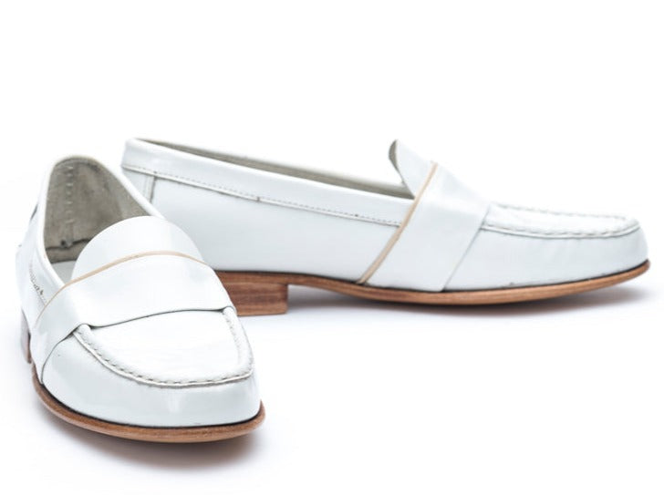 Mocasin Vincha Lisa Blanco