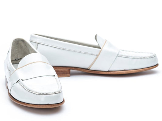 Mocasin Vincha Lisa Blanco